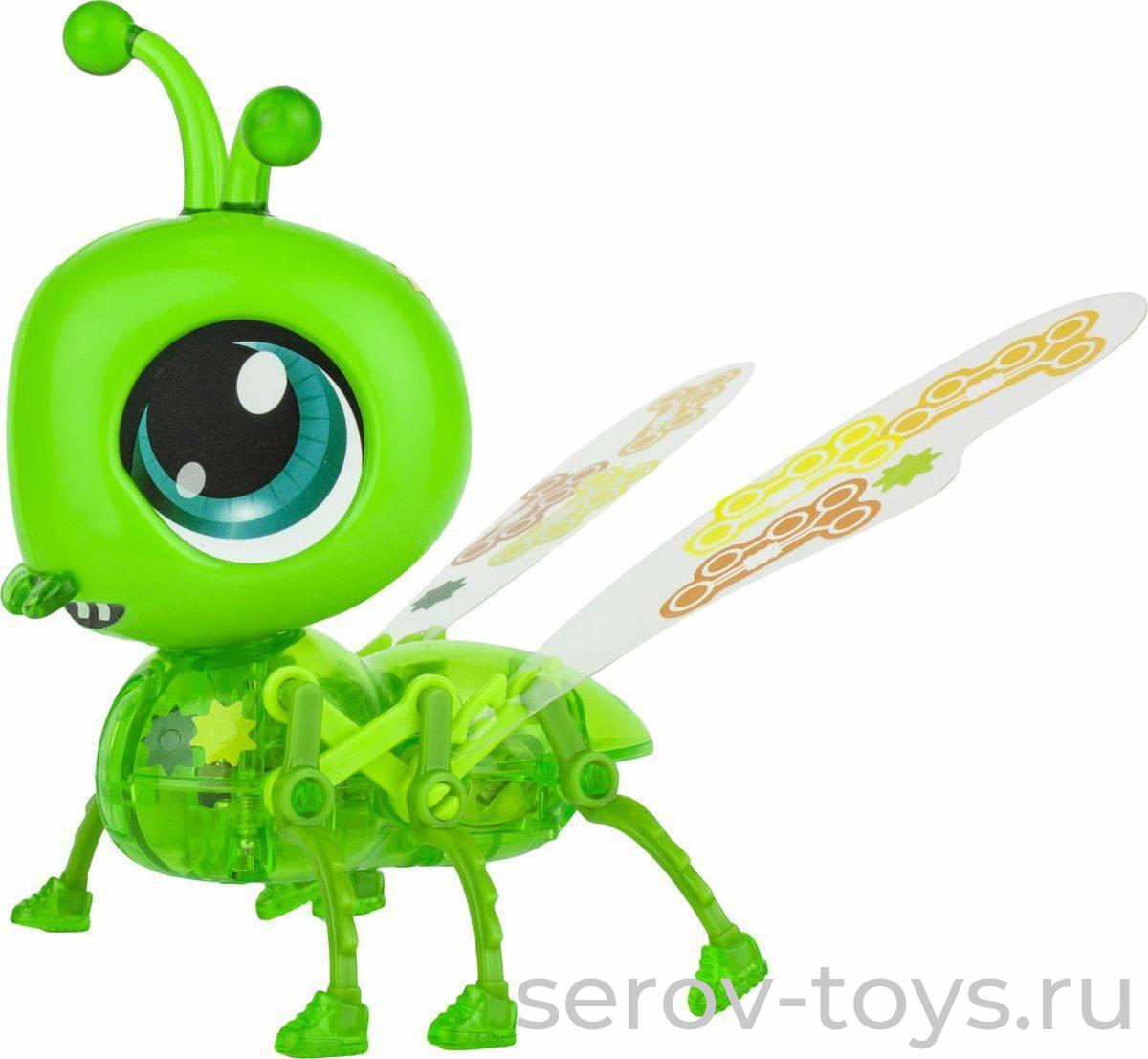РобоЛайф Т16240 Сборная игрушка 25дет Кузнечик на бат