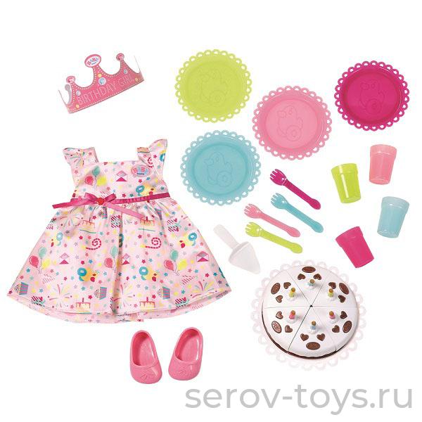 Набор для празднования Дня рождения Baby born 825-242