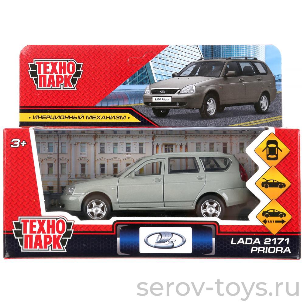 Модель Технопарк LADA Priora PRIORAWAG-12-BN Бежевый в кор