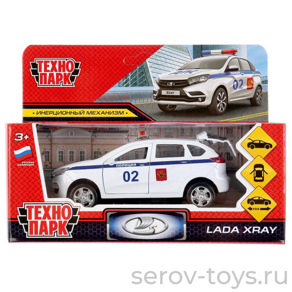 Модель Технопарк LADA XRAY XRAY-12POL-WH Полиция в кор