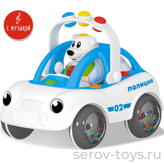 Автомобиль Ватрушка-полиция 01963 с музыкой Стеллар