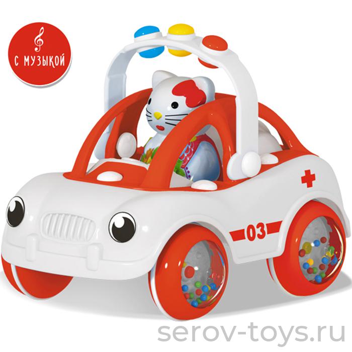 Автомобиль Ватрушка-скорая 01962 с музыкой Стеллар