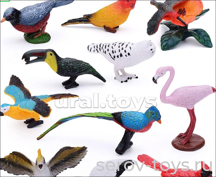 Фигурки животных JS20-7 Птицы